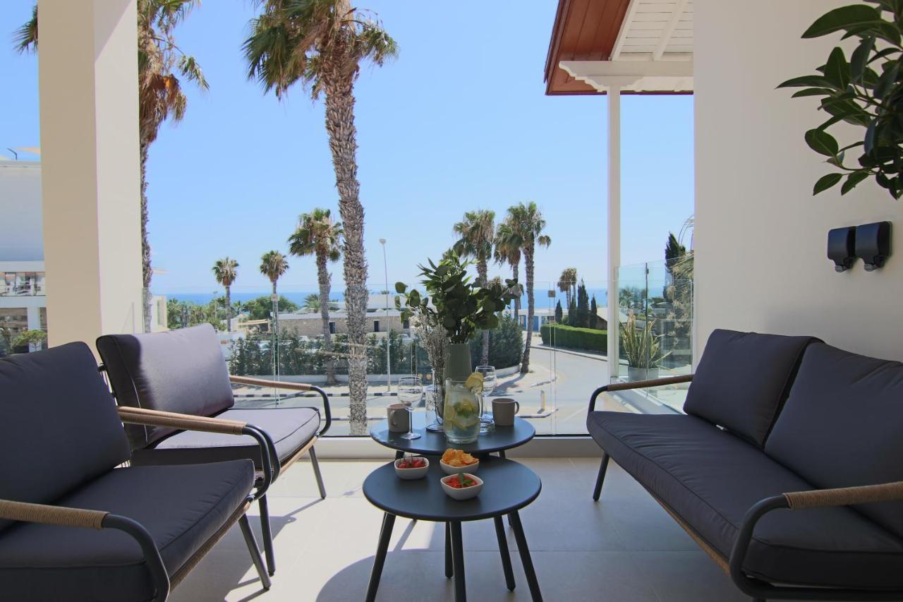 Ferienwohnung Phaedrus Living: Seaview Luxury Flat Limnaria 151 Paphos Exterior foto
