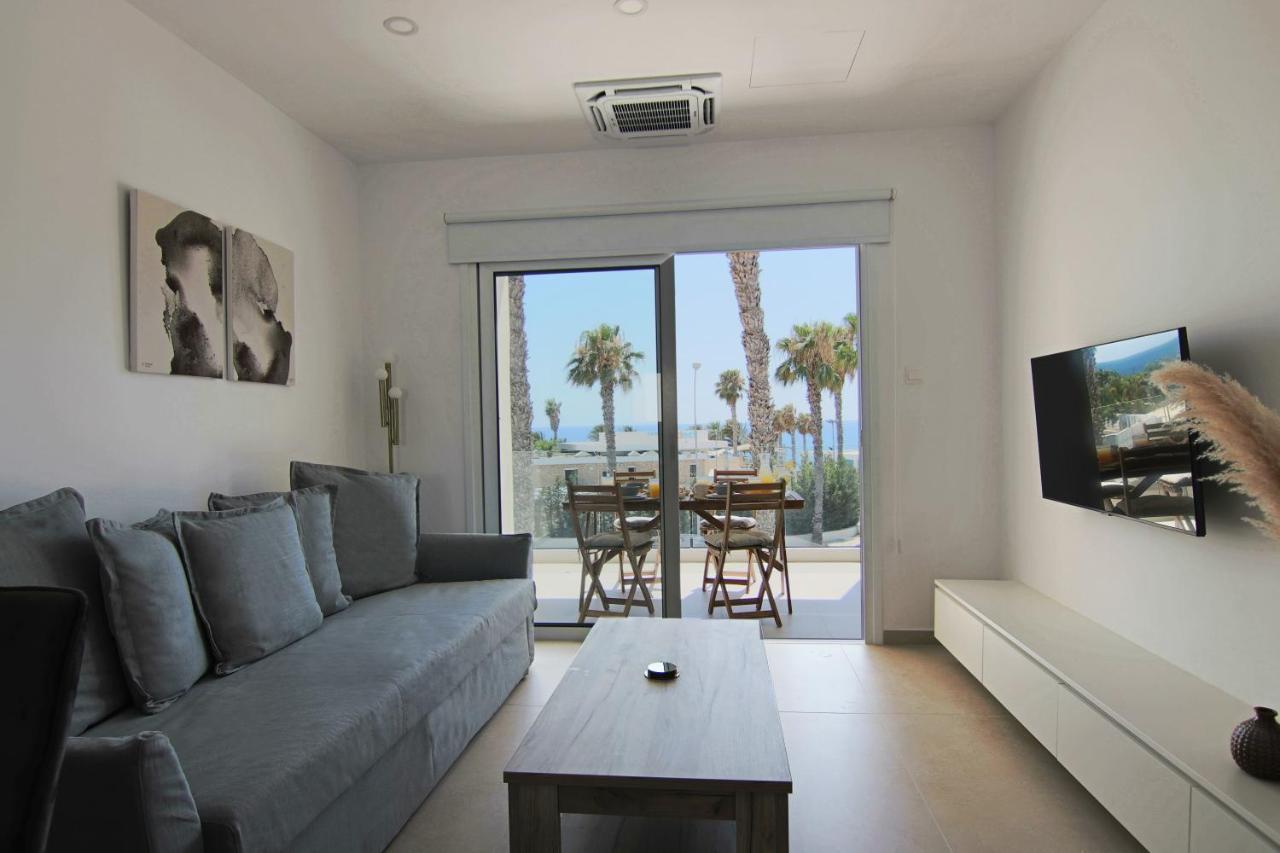 Ferienwohnung Phaedrus Living: Seaview Luxury Flat Limnaria 151 Paphos Exterior foto